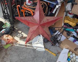 Large Decorative Metal Barn Star