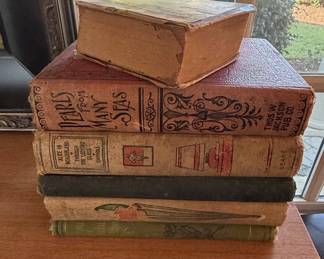 Vintage Mickey Mouse Big Little Book Collection with Assorted Antique Hardcovers