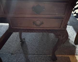 Chippendale Style Ball and Claw Feet Writing Desk