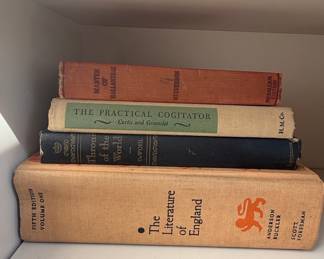 Assorted Vintage Literary Hardcover Books