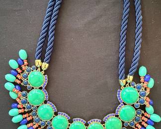 Banana Republic Statement Necklace with Cabochon Accents