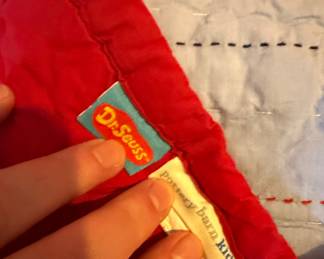 Pottery Barn Kids Dr. Seuss Cat in the Hat Quilt