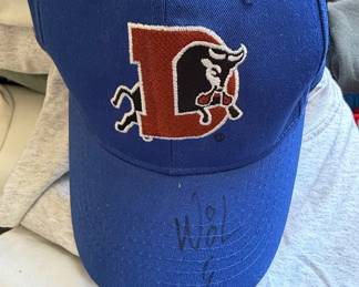 Autographed Durham Bulls Baseball Cap