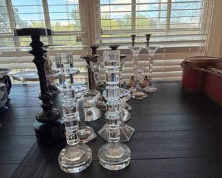 Shannon Crystal Candlestick Pair