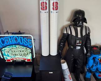 Life-Size Darth Vader Display Figure with "Super-Size Wall Graphics"