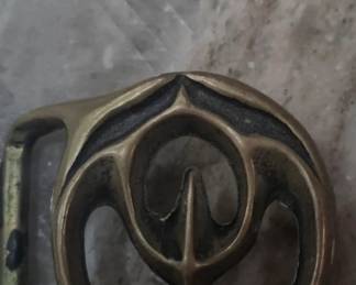 All Brass Belt Buckle