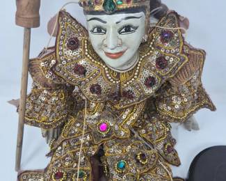 44 TraditionalJeweledBurmeseMarionettePuppet