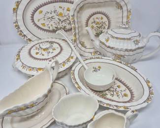 109 SpodeButtercupTransferwareTablewareTeaServingPieces