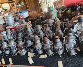 Over 25 + Railroad Lanterns
