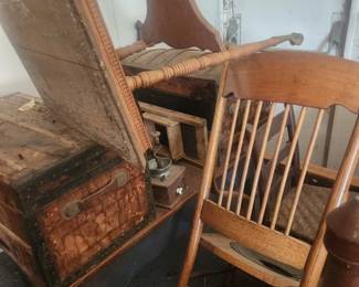 Antique Tables, Chairs, Trunks & More!