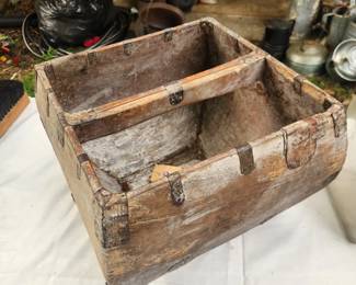Antique Primitive Wooden Tool/Work Carrier