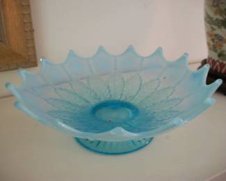 Vintage Northwood Blue Glass
