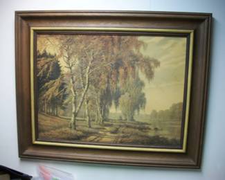 Vintage Willy Hanft Print