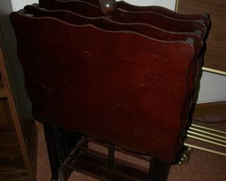 Vintage Folding Tray Tables
