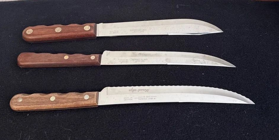 3~ CASE XX 8” Kitchen Knives * Mirad-Edge * Fantastic Quality!