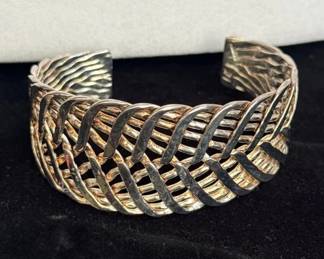 Gorgeous 925 Mexico Sterling Silver Bracelet * 32.7g