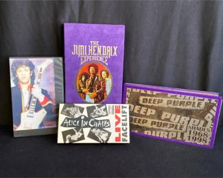 The Jimi Hendrix Experience * Deep Purple “Shades” * VHS Alice in Chains Live Facelift * Gary Moore