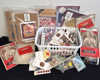 Fantastic New Wall Quilt Patterns, Circular Knitting Pins & Vintage Buttons
