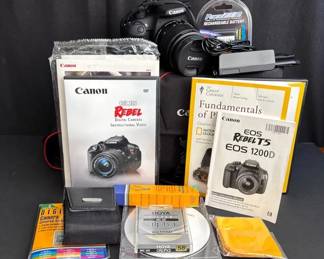 Canon Rebel EOS 1200D Digital Camera with Case and accessories * 18-55mm Canon Lens