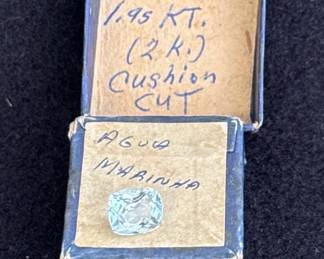 Cushion Cut Aquamarine Gemstone * 1.95 carat Weight