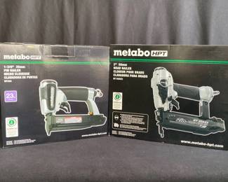 Metabo HPT 2" Brad Nailer & 1-3/8" Pin Nailer * Both NIB