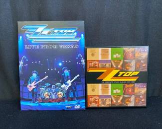 ZZ Top “The Complete Studio Albums 1970-1990” CD & Live From Texas DVD