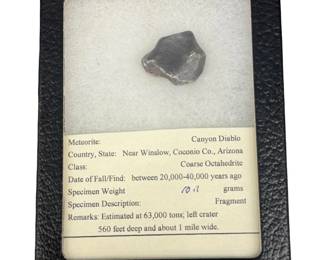 Canyon Diablo AZ Meteorite Fragment