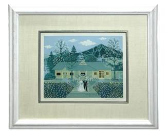 Signed Wooster Scott “Springtime Nuptials" Litho