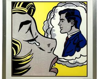 Roy Lichtenstein “Thinking of Him" Serigraph