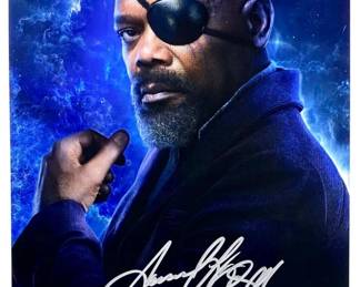 Samuel L. Jackson Signed Nick Fury Photo with CoA