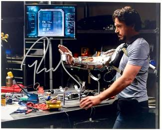 Robert Downey Jr. Signed Iron Man Photo & CoA