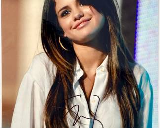 Selena Gomez Signed Photo with CoA