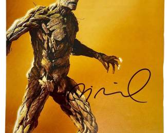 Vin Diesel Autographed Groot Photo with CoA