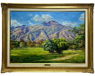 Signed Antonio Casiglio Oil on Canvas