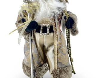 Artistic Holiday Mercantile Silver Santa Figure
