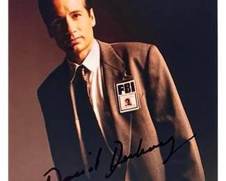 Signed Daniel Duchovny X-Files Fox Mulder Photo
