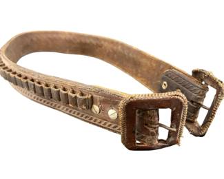 Mexican Revolution Leather Ammo Belt