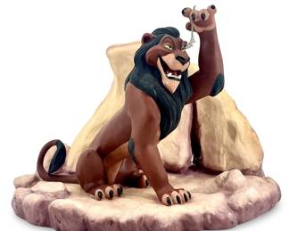 Walt Disney Villains Porcelain Scar Sculpture