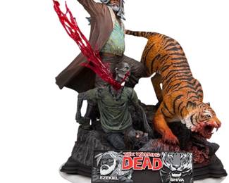 2018 McFarlane Walking Dead Ezekiel Shiva Statue