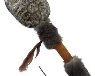 Native American Turtle Shell Rattle