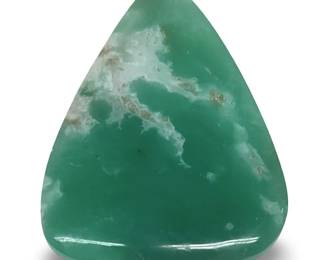 Polished Loose Natural Green Chrysoprase Gemstone