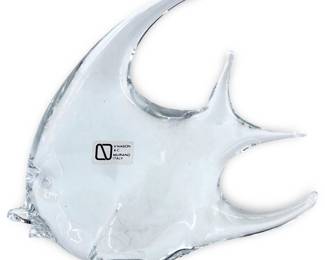 V. Nason Murano Art Glass Tropical Fish Sculpture