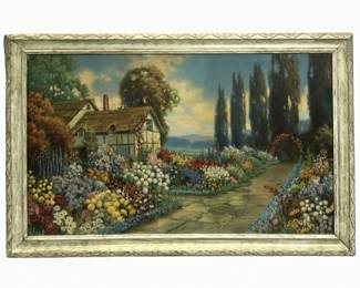 Robert Atkinson Fox "Old Fashioned Garden" Print