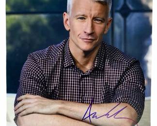Anderson Cooper Autographed Photo with CoA