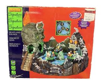 Lemax Spooky Town Skull River Animated Ride