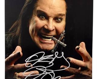 Ozzy Osbourne Autographed Photo with CoA