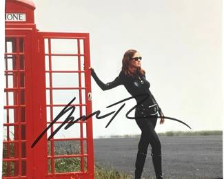 Uma Therman Autographed Emma Peel Photo with CoA