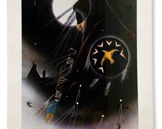 Stunning Jim Yellowhawk “Night Song" Poster Print