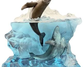 K. Cantrell Starlite Lucite Humpback Sculpture