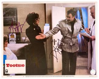 Dustin Hoffman/Dabney Coleman Signed Photo + CoA